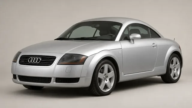 Audi TT Coupé, 2001 — vista delantera de tres cuartos