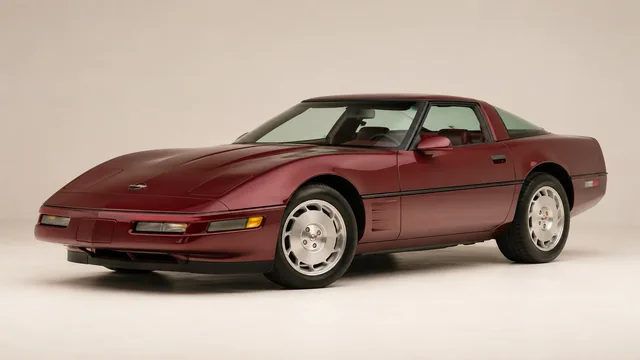 Chevrolet Corvette cupé, 1992 — vista delantera de tres cuartos