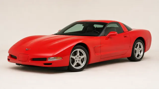 Chevrolet Corvette cupé, 1997 — vista delantera de tres cuartos
