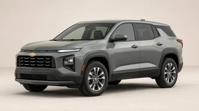 Chevrolet Equinox SUV compacto, 2026 — vista delantera de tres cuartos