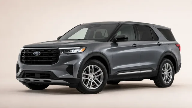 2026 Ford Explorer SUV — front three-quarter view