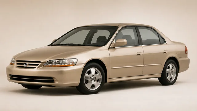 2002年式 Honda Accord セダン — 斜め前からの外観