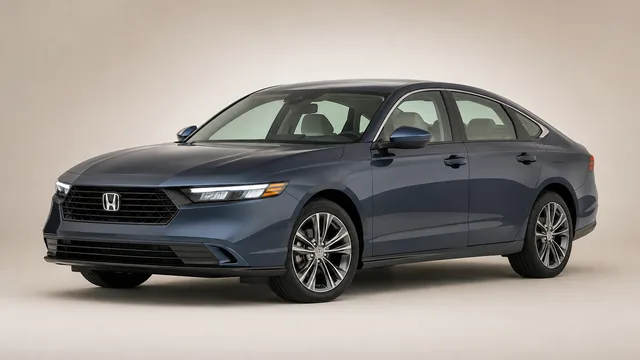 2026 Honda Accord sedan — front three-quarter view