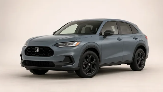 2026 Honda HR-V subcompact SUV — front three-quarter view