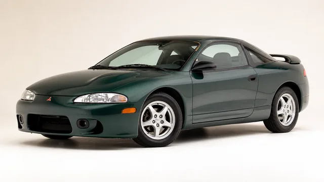 Mitsubishi Eclipse cupé, 1999 — vista delantera de tres cuartos