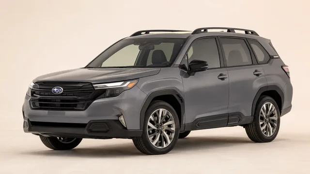 2026 Subaru Forester compact SUV — front three-quarter view