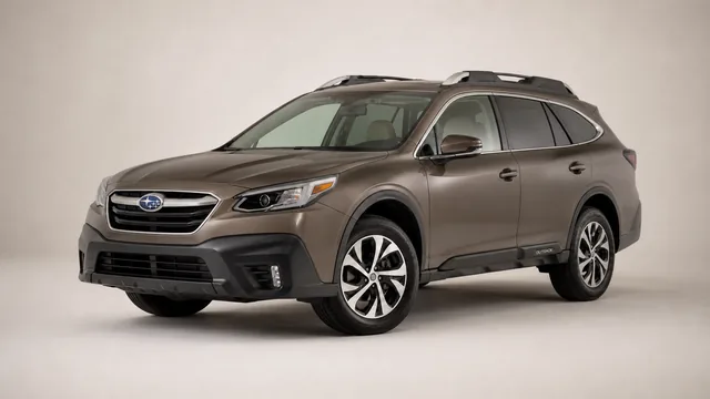 Subaru Outback Limited, 2022 — vista delantera de tres cuartos