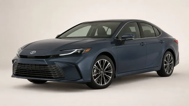 2026 Toyota Camry sedan — front three-quarter view