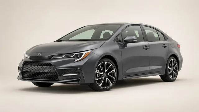2022 Toyota Corolla XSE sedan — front three-quarter view