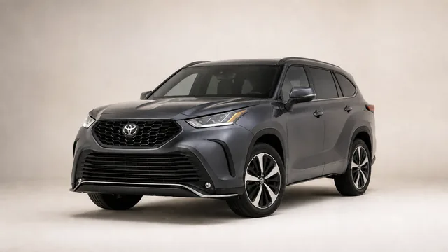 Toyota Highlander XSE AWD, 2022 — vista delantera de tres cuartos