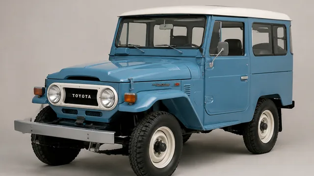 1966 Toyota Land Cruiser FJ40 hardtop — front three-quarter view