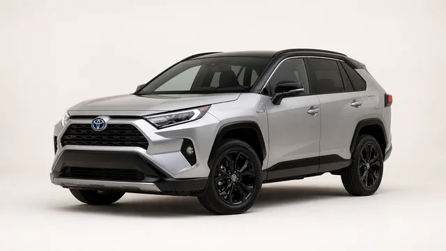 2021 Toyota RAV4 XSE Hybrid — front three-quarter view