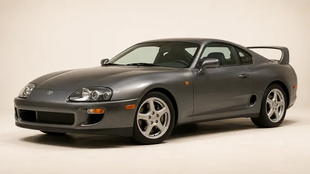 1993 Toyota Supra sports coupe — front three-quarter view